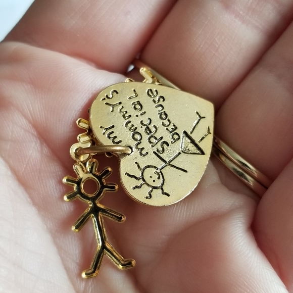 Relisted -My Mommy's special because she plays with me heart pendant - Picture 4 of 7